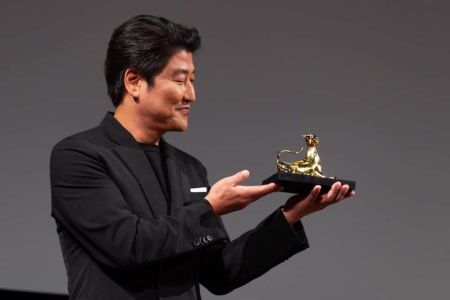 Kang-ho is the first Asian actor to receive the Locarno International Film Festival’s Excellence Award